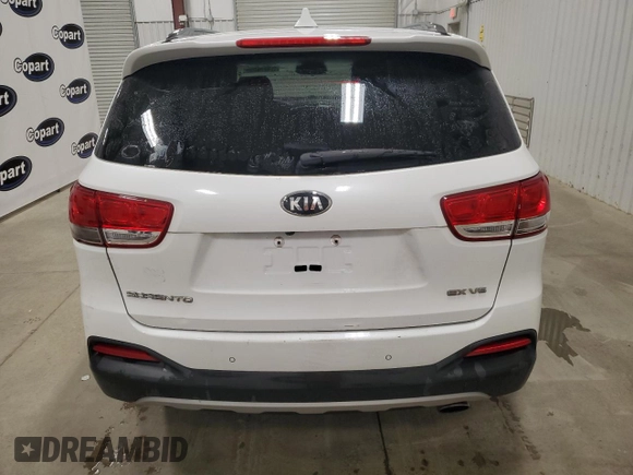 2017 Kia Sorento EX V6 with VIN 5XYPH4A58HG248236, listed as a Copart auction lot 48732165 with 146,353 mi miles and Clean Title. Bid and sale history available at carsss.com. Image 6.