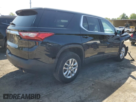 2019 Chevrolet Traverse LS with VIN 1GNEVFKW4KJ184780, listed as a Copart auction lot 68720194 with 95,565 mi miles and Salvage Title. Bid and sale history available at carsss.com. Image 3.