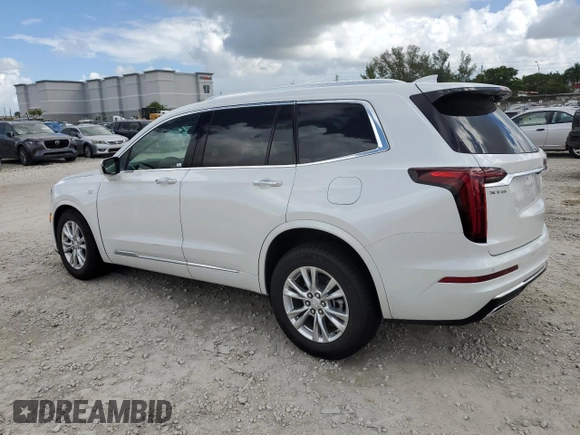 2024 Cadillac XT6 FWD Luxury with VIN 1GYKPAR4XRZ746989, listed as a Copart auction lot 77325614 with 2,234 mi miles and Salvage Title. Bid and sale history available at carsss.com. Image 2.