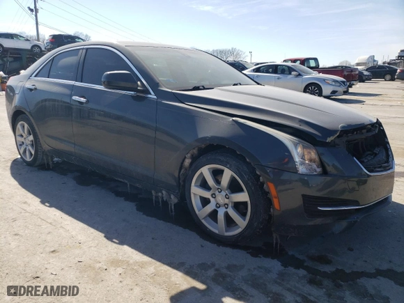 2015 Cadillac ATS Sedan Standard RWD with VIN 1G6AA5RA9F0107523, listed as a Copart auction lot 46224775 with 148,824 mi miles and Clean Title. Bid and sale history available at carsss.com. Image 4.
