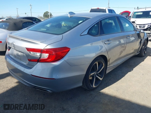 2019 Honda Accord Sedan Sport 1.5T with VIN 1HGCV1F3XKA006554, listed as a IAAI auction lot 41702809 with 102,724 mi miles. Bid and sale history available at carsss.com. Image 4.