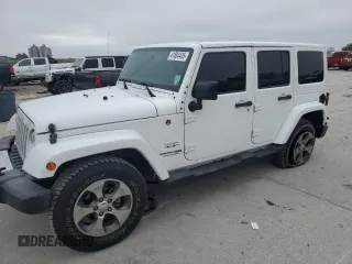 2018 Jeep Wrangler JK Unlimited Sahara with VIN 1C4BJWEG2JL898583, listed as a Copart auction lot 41804435 with 72,922 mi miles and Salvage Title. Bid and sale history available at carsss.com. Image 1.