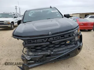 2022 Chevrolet Silverado 1500 Custom with VIN 3GCPABEK6NG528646, listed as a Copart auction lot 44184345 with 53,102 mi miles and Salvage Title. Bid and sale history available at DreamBid. Image 5.