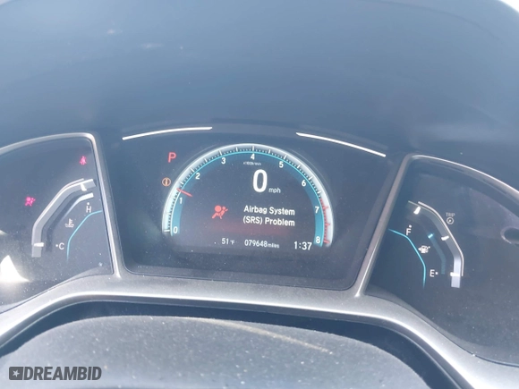 2017 Honda Civic Sedan EX with VIN 19XFC2F71HE201720, listed as a IAAI auction lot 42000406 with 79,648 mi miles. Bid and sale history available at carsss.com. Image 7.