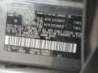 2023 Toyota RAV4 XLE z VIN 2T3P1RFV3PW329946, wystawiony jako Copart lot #63818595 z przebiegiem 45 428 mil mil oraz Szkoda całkowita • Salvage title. Historia ofert i sprzedaży dostępna na DreamBid. Obrazek 13.