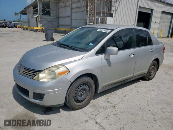 2009 Nissan Versa S with VIN 3N1BC11E39L376873, listed as a Copart auction lot 60299465 with 134,769 mi miles and Salvage title. Bid and sale history available at DreamBid. Image 1.