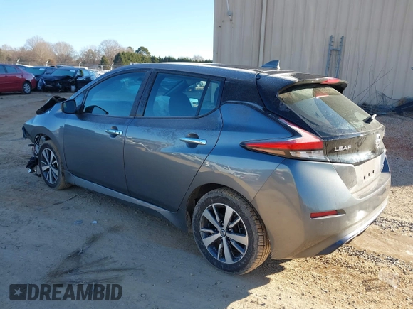 2022 Nissan LEAF S Plus with VIN 1N4BZ1BV2NC554567, listed as a IAAI auction lot 41281401 with 50,684 mi miles and . Bid and sale history available at DreamBid. Image 3.