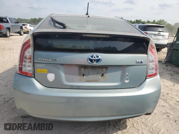 2014 Toyota Prius Four with VIN JTDKN3DU4E1811066, listed as a Copart auction lot 54297365 with 88,074 mi miles and Salvage Title. Bid and sale history available at carsss.com. Image 6.