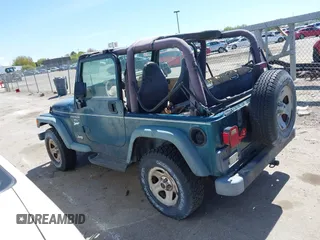 1997 Jeep Wrangler Sport with VIN 1J4FY19S4VP539226, listed as a IAAI auction lot 42096161 with 1 mi miles. Bid and sale history available at carsss.com. Image 3.
