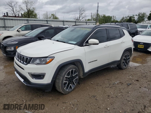2018 Jeep Compass Limited with VIN 3C4NJCCB3JT486759, listed as a Copart auction lot 57642925 with 59,954 mi miles and Clean title. Bid and sale history available at DreamBid. Image 1.
