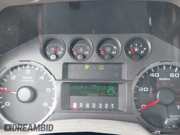 2008 Ford F-250 XL with VIN 1FTSX21538EE56602, listed as a IAAI auction lot 42364301 with 104,546 mi miles and . Bid and sale history available at DreamBid. Image 7.