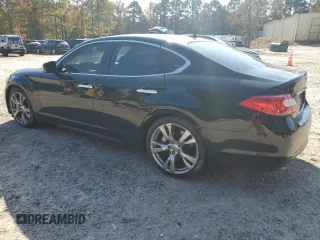 2013 Infiniti M37 with VIN JN1BY1AP2DM512430, listed as a Copart auction lot 78291964 with 239,217 mi miles and Salvage Title. Bid and sale history available at carsss.com. Image 2.