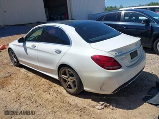 2015 Mercedes-Benz C-Class C 300 with VIN 55SWF4JB2FU089272, listed as a IAAI auction lot 42025646 with 164,358 mi miles. Bid and sale history available at carsss.com. Image 3.