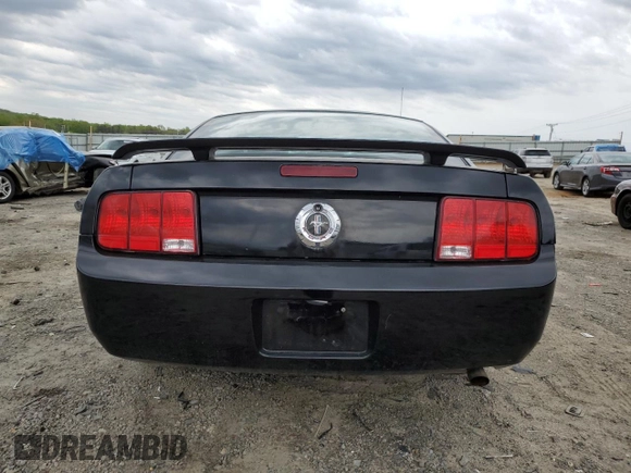 2005 Ford Mustang Deluxe with VIN 1ZVFT80N755144292, listed as a Copart auction lot 52758535 with 178,170 mi miles and Salvage Title. Bid and sale history available at carsss.com. Image 6.