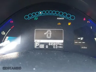 2015 Nissan LEAF SV with VIN 1N4AZ0CP2FC314782, listed as a IAAI auction lot 41786599 with 84,583 mi miles. Bid and sale history available at carsss.com. Image 7.