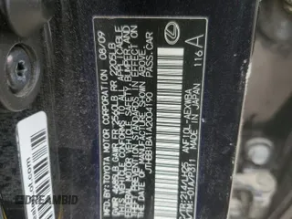 2010 Lexus HS 250h with VIN JTHBB1BA1A2004190, listed as a Copart auction lot 44452135 with 144,702 mi miles and Salvage Title. Bid and sale history available at DreamBid. Image 12.
