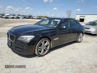 2013 BMW 7 Series 750i with VIN WBAYA8C58DC996493, listed as a Copart auction lot 51622225 with 155,519 mi miles and Clean Title. Bid and sale history available at DreamBid. Image 1.