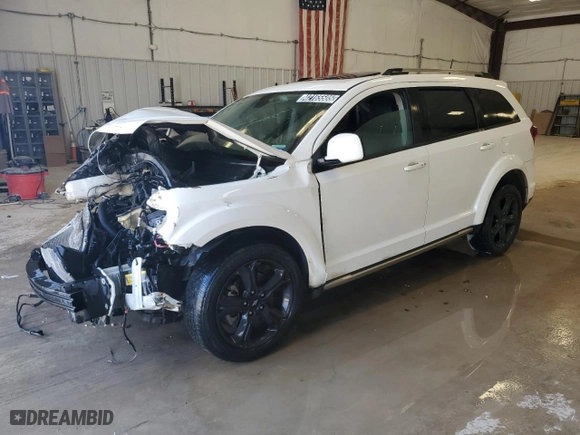 2020 Dodge Journey Crossroad with VIN 3C4PDCGB3LT272612, listed as a Copart auction lot 42165505 with 333,333 mi miles and Clean Title. Bid and sale history available at carsss.com. Image 1.