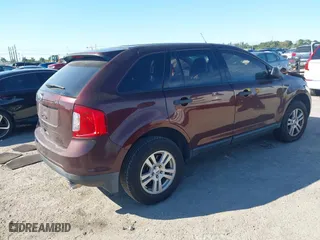 2012 Ford Edge SE with VIN 2FMDK3GC9CBA44557, listed as a IAAI auction lot 41680105 with 128,100 mi miles. Bid and sale history available at carsss.com. Image 4.