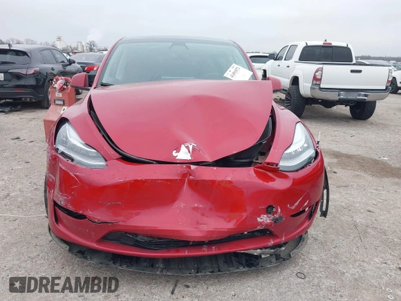 2023 Tesla Model Y Long Range with VIN 7SAYGDEE6PA027497, listed as a IAAI auction lot 41491072 with 24,962 mi miles and . Bid and sale history available at DreamBid. Image 12.