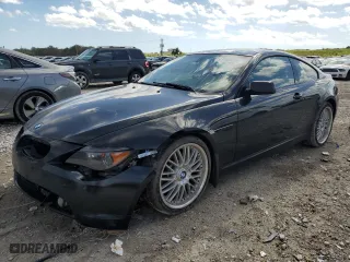 2007 BMW 6 Series 650i with VIN WBAEH13577CR52544, listed as a Copart auction lot 41953005 with 162,867 mi miles and Salvage Title. Bid and sale history available at carsss.com. Image 1.