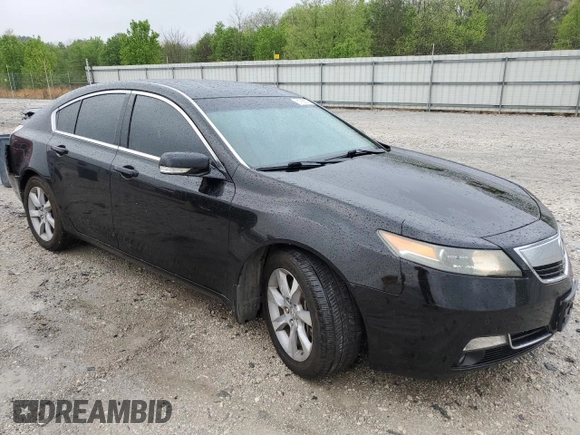 2012 Acura TL Tech Auto with VIN 19UUA8F51CA008513, listed as a Copart auction lot 51058075 with 128,464 mi miles and Salvage Title. Bid and sale history available at carsss.com. Image 4.