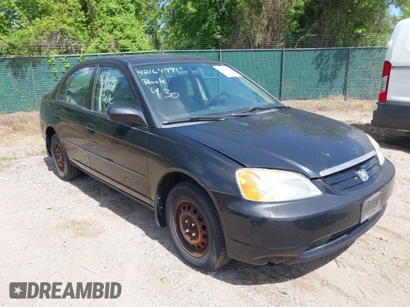 2002 Honda Civic LX with VIN 1HGES16502L076717, listed as a IAAI auction lot 42164991 with 161,690 mi miles and . Bid and sale history available at DreamBid. Image 1.