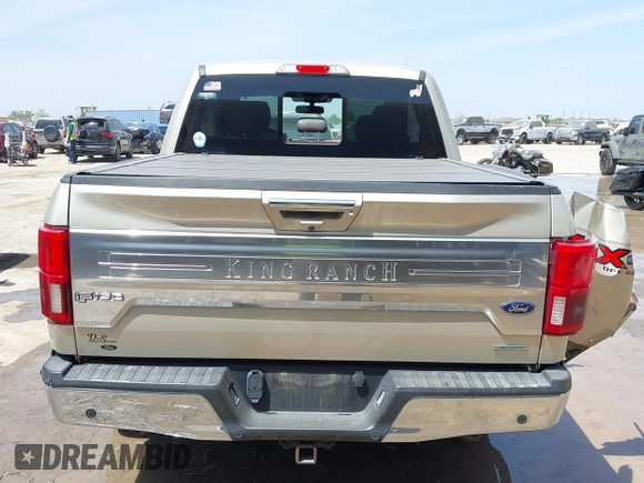 2018 Ford F-150 XL with VIN 1FTEW1EG6JFB58275, listed as a IAAI auction lot 41867632 with 159,333 mi miles. Bid and sale history available at carsss.com. Image 16.