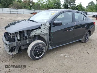 2020 Mitsubishi Mirage ES with VIN ML32F3FJ4LHF06340, listed as a Copart auction lot 60728815 with 52,985 mi miles and Salvage title. Bid and sale history available at DreamBid. Image 1.