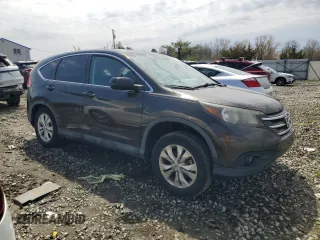 2013 Honda CR-V EX with VIN 5J6RM4H59DL075524, listed as a Copart auction lot 53168035 with 163,076 mi miles and Salvage Title. Bid and sale history available at carsss.com. Image 4.
