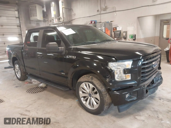 2017 Ford F-150 XL with VIN 1FTEW1CP0HKE06105, listed as a IAAI auction lot 41997875 with 84,174 mi miles and . Bid and sale history available at carsss.com. Image 1.