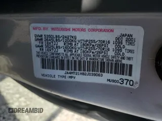 2002 Mitsubishi Montero Sport ES with VIN JA4MT21H82J039063, listed as a Copart auction lot 45718865 with 198,225 mi miles and Clean Title. Bid and sale history available at carsss.com. Image 13.