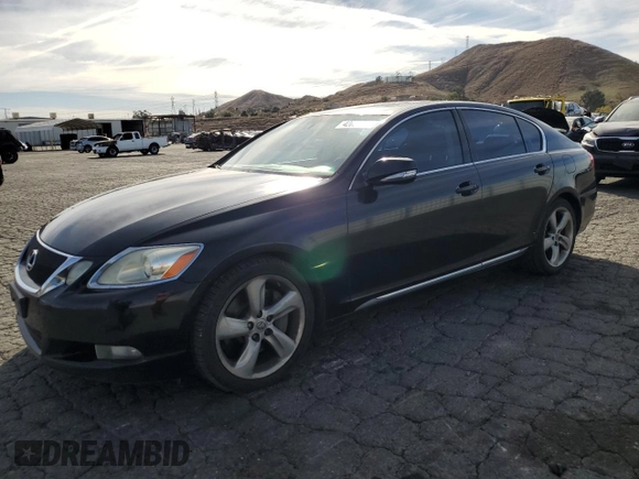 2008 Lexus GS 350 with VIN JTHBE96S280041148, listed as a Copart auction lot 42651195 with 182,069 mi miles and Salvage Title. Bid and sale history available at carsss.com. Image 1.