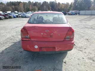 2002 Toyota ECHO with VIN JTDAT123220232983, listed as a Copart auction lot 76054224 with 197,092 mi miles and Salvage Title. Bid and sale history available at carsss.com. Image 6.