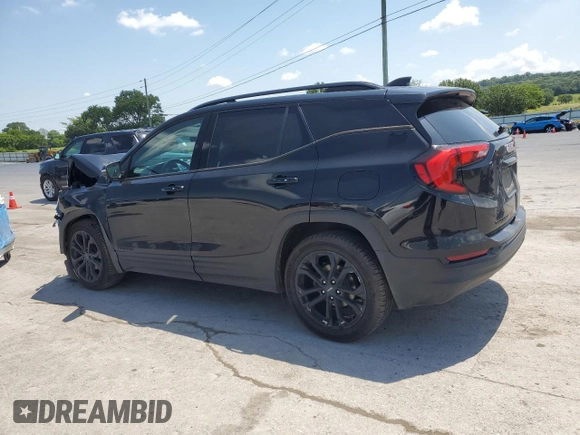 2020 GMC Terrain SLE with VIN 3GKALMEV9LL296364, listed as a Copart auction lot 61935365 with 146,551 mi miles and Salvage title. Bid and sale history available at DreamBid. Image 2.