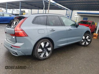 2024 Volvo XC60 Recharge Plug-In Hybrid Plus Dark Theme with VIN YV4H60DL8R1730846, listed as a Copart auction lot 86830004 with 16,383 mi miles and Salvage Title. Bid and sale history available at carsss.com. Image 3.