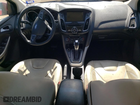 2017 Ford Focus Titanium with VIN 1FADP3N23HL268209, listed as a Copart auction lot 48668865 with 107,339 mi miles and Salvage Title. Bid and sale history available at carsss.com. Image 8.