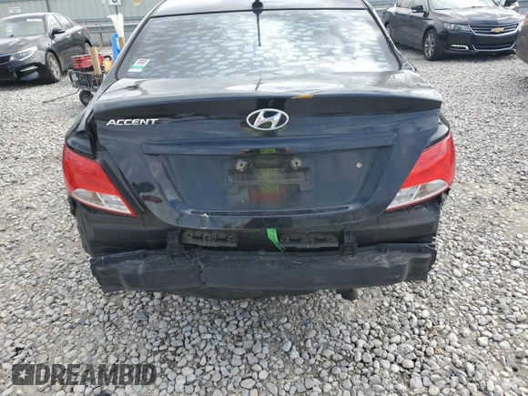 2016 Hyundai Accent SE with VIN KMHCT4AE5GU977073, listed as a Copart auction lot 49668995 with 0 mi miles and Salvage Title. Bid and sale history available at carsss.com. Image 6.