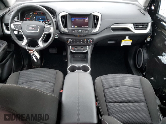 2024 GMC Terrain SLE with VIN 3GKALMEG2RL390399, listed as a Copart auction lot 55388465 with 3,511 mi miles and Salvage title. Bid and sale history available at DreamBid. Image 8.
