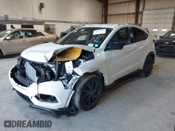2022 Honda HR-V Sport with VIN 3CZRU6H12NM753653, listed as a IAAI auction lot 41813962 with 74,856 mi miles. Bid and sale history available at carsss.com. Image 18.