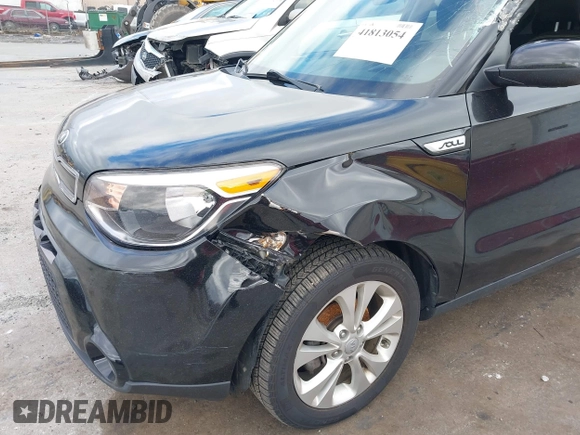 2016 Kia Soul + with VIN KNDJP3A58G7396949, listed as a IAAI auction lot 41813054 with 108,974 mi miles. Bid and sale history available at carsss.com. Image 6.