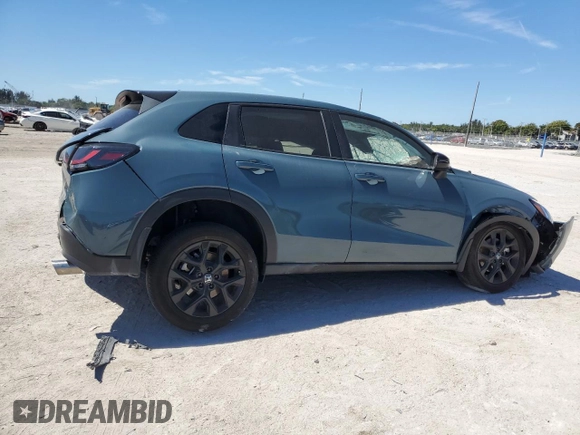 2024 Honda HR-V Sport with VIN 3CZRZ1H58RM759440, listed as a Copart auction lot 50088575 with 6,696 mi miles and Non Repairable. Bid and sale history available at DreamBid. Image 3.