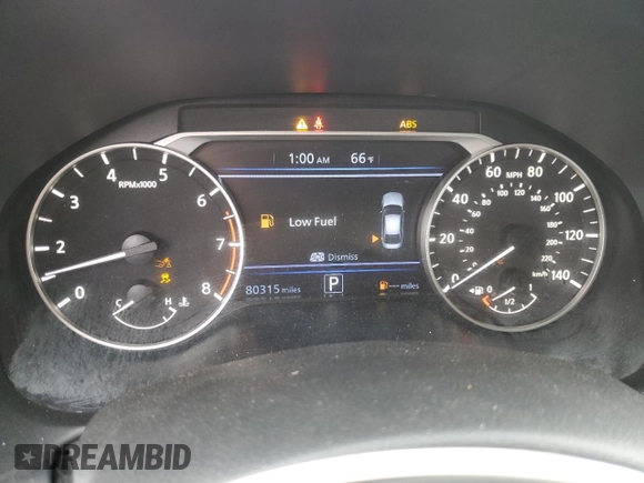 2022 Nissan Altima SV z VIN 1N4BL4DV1NN352971, wystawiony jako Copart lot #58952825 z przebiegiem 80 315 mil mil oraz Szkoda całkowita • Salvage title. Historia ofert i sprzedaży dostępna na DreamBid. Obrazek 9.