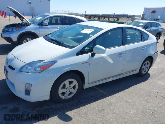 2011 Toyota Prius I with VIN JTDKN3DU1B0270124, listed as a IAAI auction lot 41871546 with 272,088 mi miles. Bid and sale history available at carsss.com. Image 17.