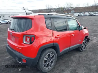 2015 Jeep Renegade Limited with VIN ZACCJBDT7FPB28670, listed as a IAAI auction lot 41950464 with 142,018 mi miles and . Bid and sale history available at DreamBid. Image 4.