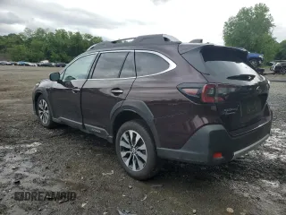 2025 Subaru Outback Touring с VIN 4S4BTAPC8S3180413, выставлен на аукционе Copart как лот 58405335 с пробегом 5 006 миль миль и Списание • Salvage title. История ставок и продаж доступна на DreamBid. Изображение 2.