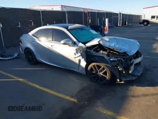 2015 Lexus IS 250 with VIN JTHBF1D20F5062355, listed as a IAAI auction lot 38318601 with 188,285 mi miles. Bid and sale history available at carsss.com. Image 1.