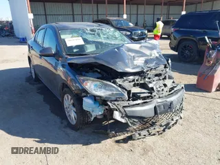 2012 Mazda Mazda3 i Grand Touring with VIN JM1BL1W77C1664708, listed as a IAAI auction lot 40647490 with 93,986 mi miles. Bid and sale history available at carsss.com. Image 1.
