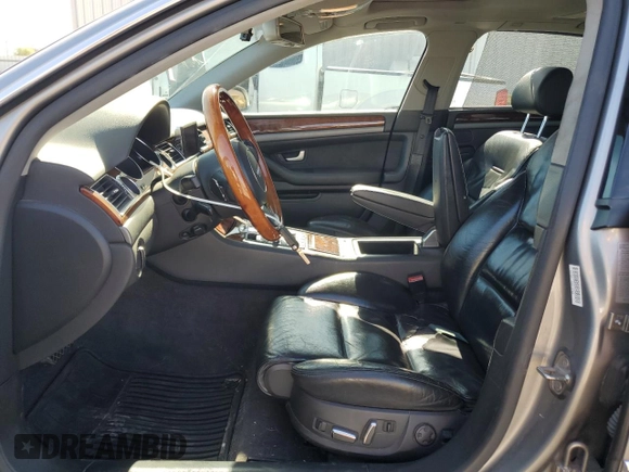 2005 Audi A8 with VIN WAUML44E45N012262, listed as a Copart auction lot 59984715 with 289,154 mi miles and Salvage title. Bid and sale history available at DreamBid. Image 7.