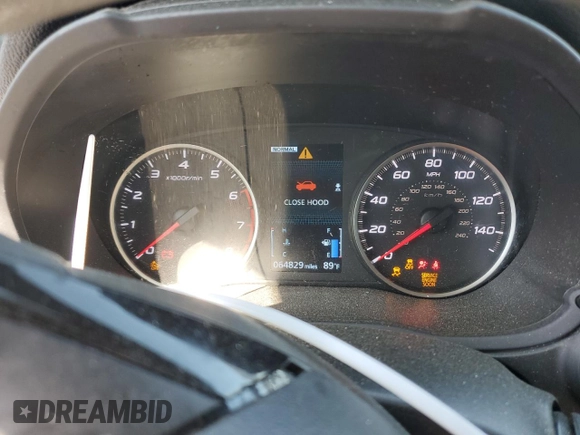 2022 Mitsubishi Eclipse Cross LE z VIN JA4ATVAA3NZ061971, wystawiony jako Copart lot #52570015 z przebiegiem 64 829 mil mil oraz Szkoda całkowita • Salvage title. Historia ofert i sprzedaży dostępna na DreamBid. Obrazek 9.